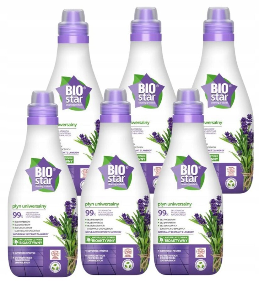 Biostar eko univerzální tekutina s přírodním extraktem levandule 800 ml x 6 ks