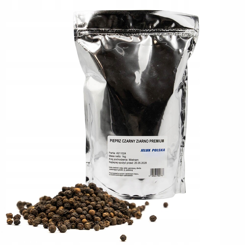 Pepř Černý Zrno Premium 1 Kg