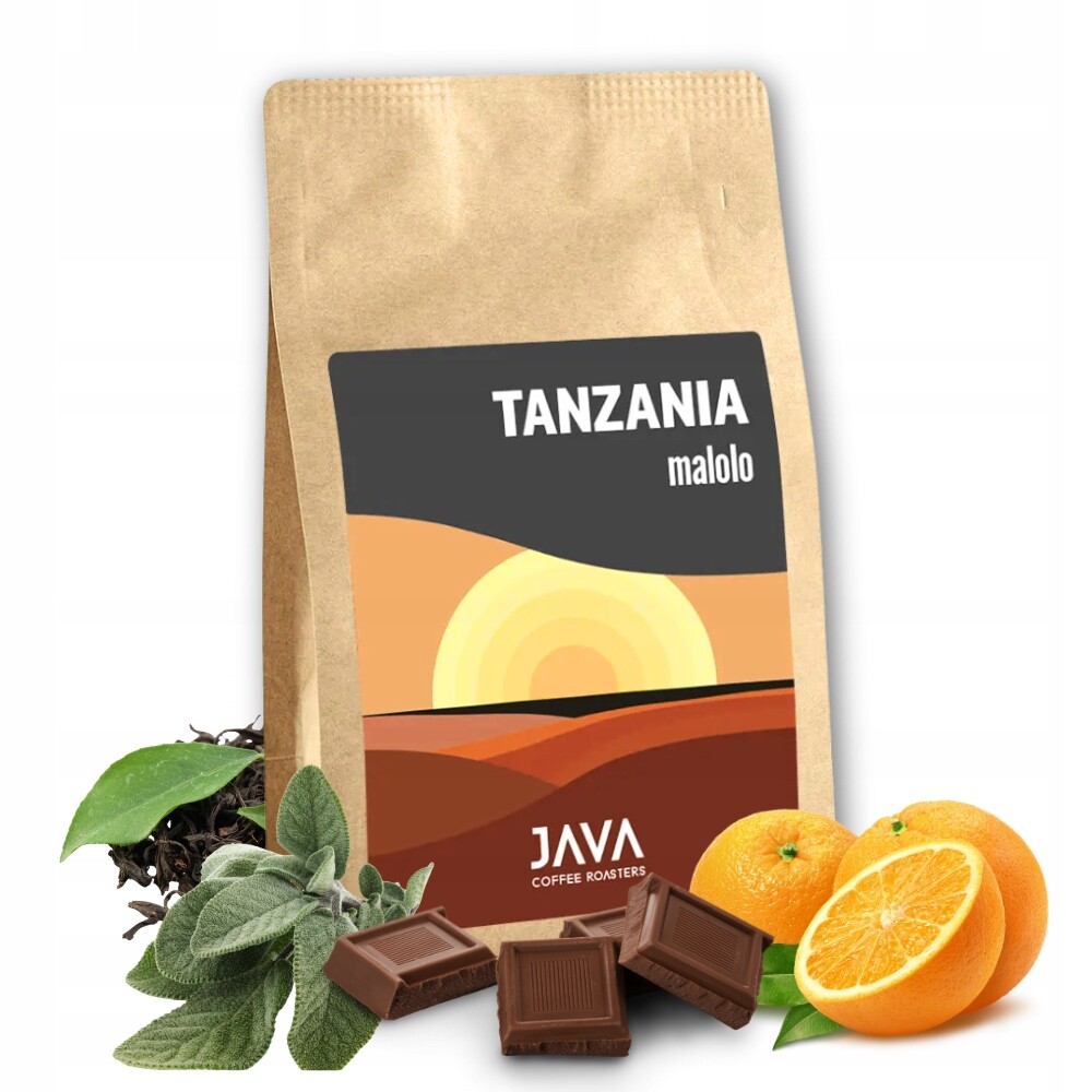 Káva zrnková Tanzania Malolo 500 g – do kávovaru, espressa, 100 % arabiky