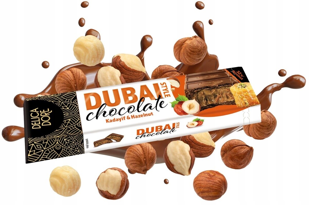 Delicadore Čokoláda s mandlovou náplní a kadayifem 70 g 24 ks