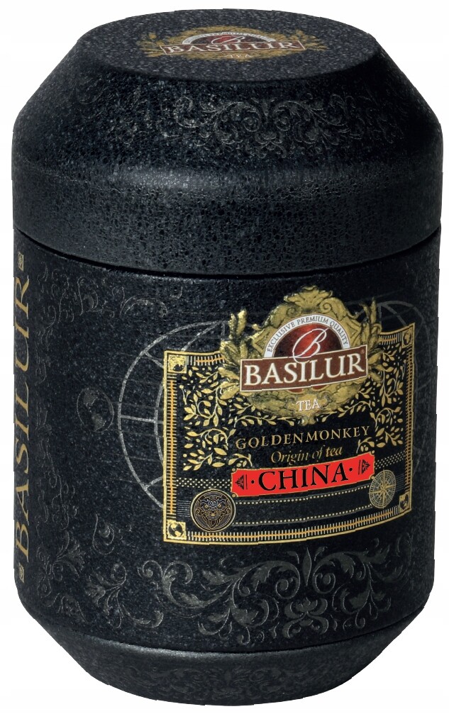 Basilur Golden Monkey černý čaj Z Povinice Yunnan – 50 g listů Plechovky