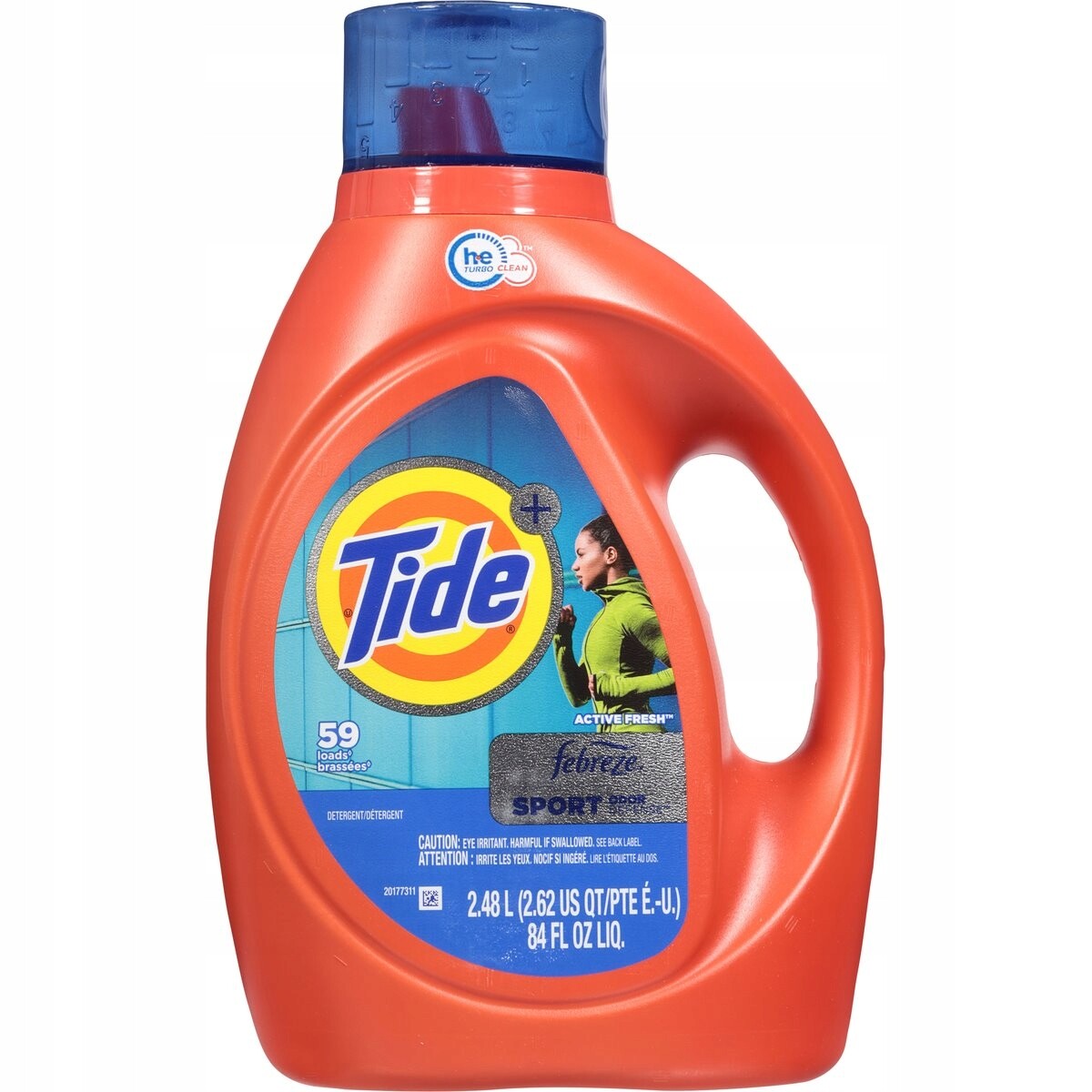 Tekutý Prací Prostředek Tide+ Febreze Sport 2,48 l 59 praní Usa