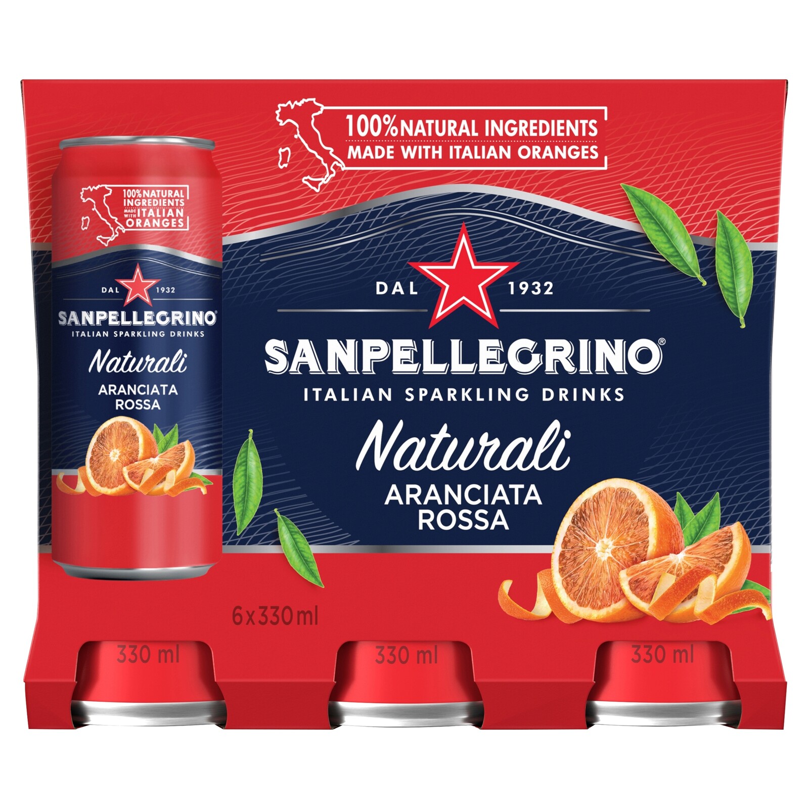 Sycený nápoj San Pellegrino 1980 ml aranciata rossa