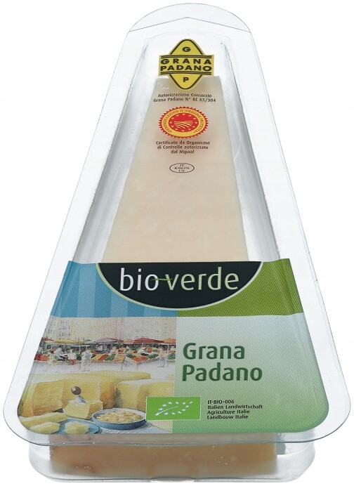 Tvrdý Sýr Grana Padano Bio 125 g Bio Verde