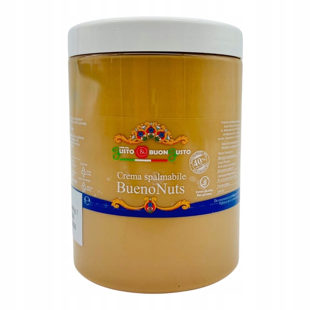 Ořechový krém BuenoNuts! 1 kg – přímo z Itálie!