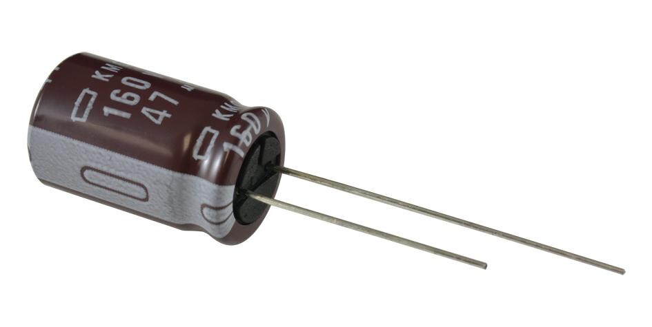 Chemi-Con Ekmg160Ell470Me11D Aluminum Electrolytic Capacitor 47Uf, 16V, 20%, Radial