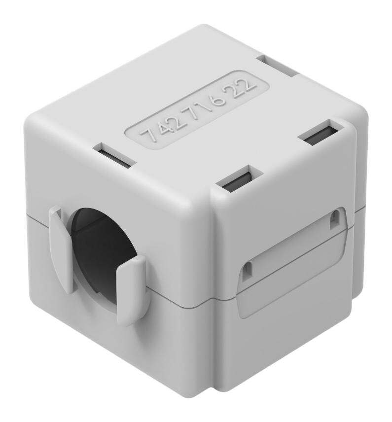 Wurth Elektronik 74271622 Split Core Ferrite, 12.5Mm, 140 Ohm