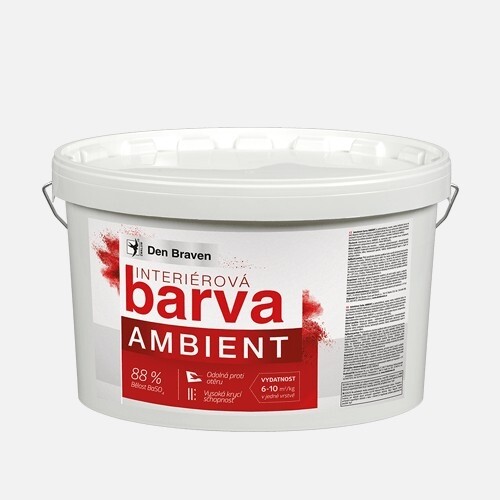 Interiérová barva AMBIENT 15+3kg ZDARMA bílá Den Braven T124N