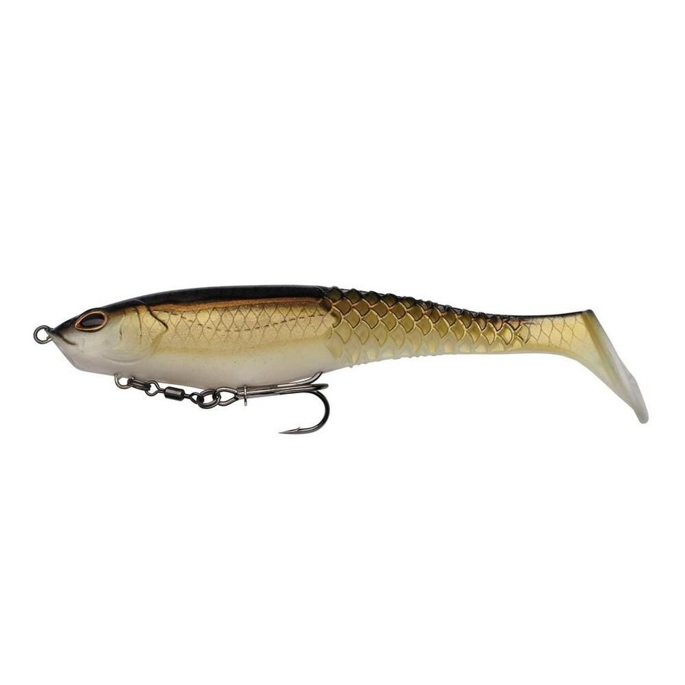 Berkley Gumová nástraha PowerBait Cullshad Shallow Gold Shad - 15cm