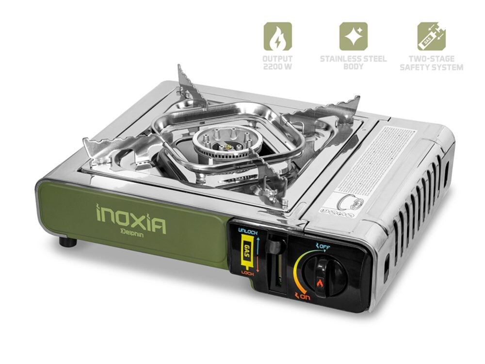 Delphin Plynový vařič Inoxia