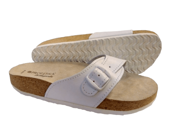 PROTETIKA Sandále rehabilitačné T05 K1 č.26, Biela, dámske
