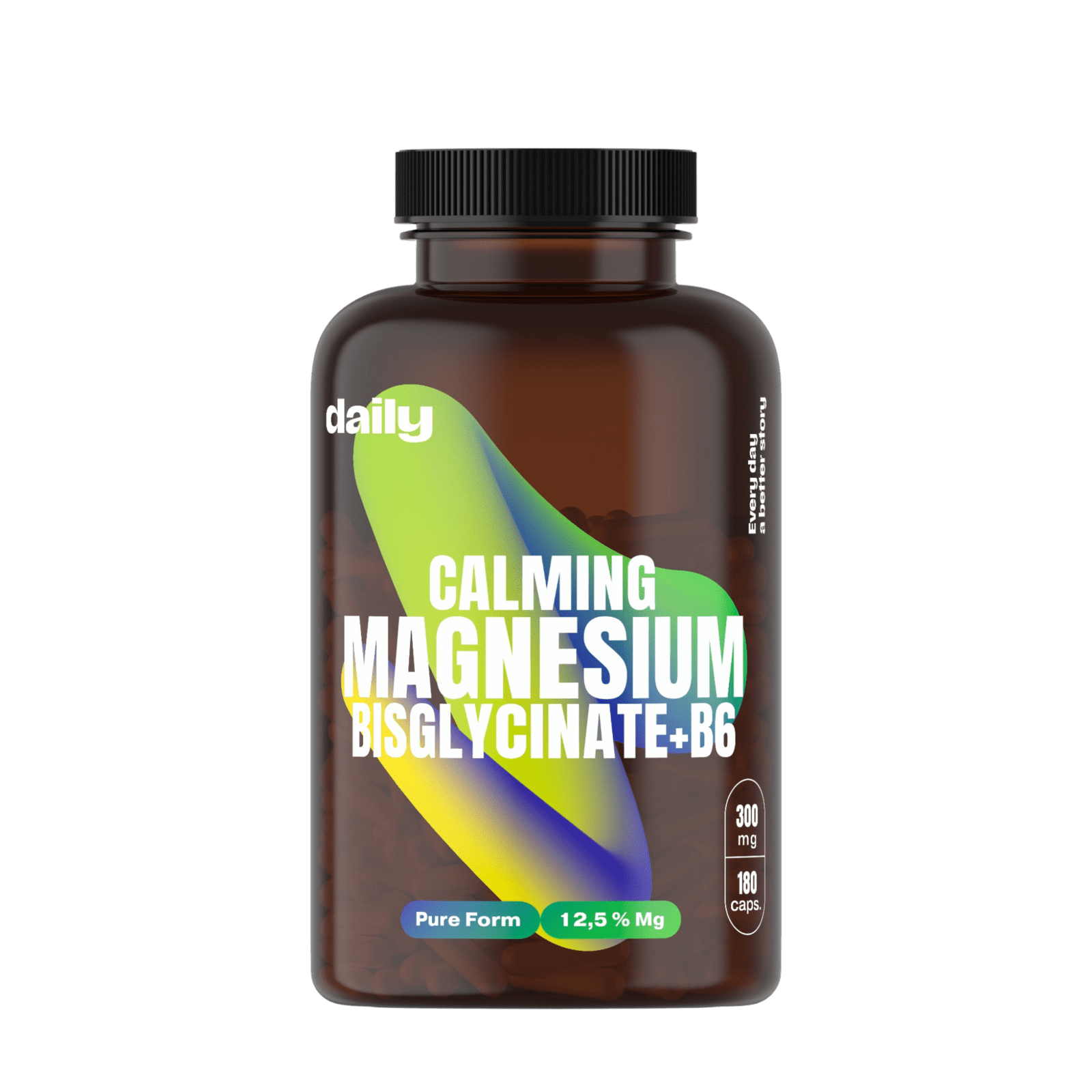 DAILY Calming Magnesium Bisglycinate + B6 180 kapslí
