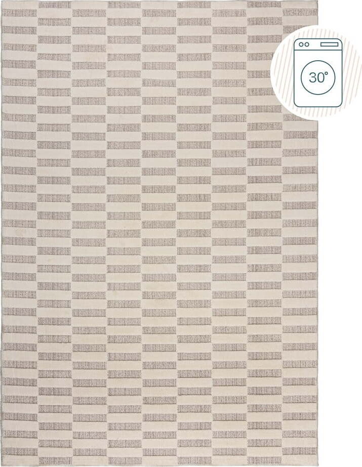 Šedobéžový pratelný koberec 155x230 cm Marlowe – Flair Rugs