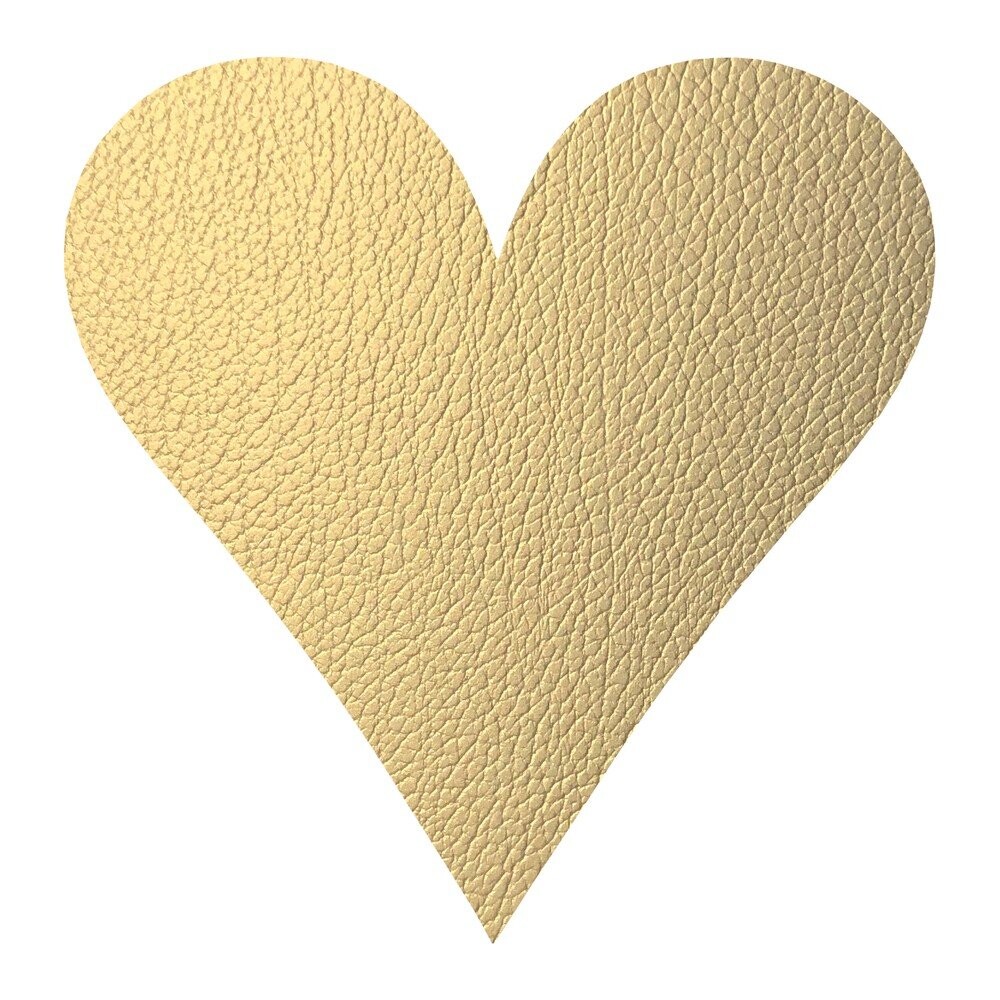 Prostírání z eko kůže 30x30 cm Heart Hippo – LIND DNA