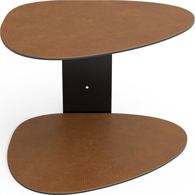 Koňakově hnědá ocelová police 29 cm Curve Bull – LIND DNA