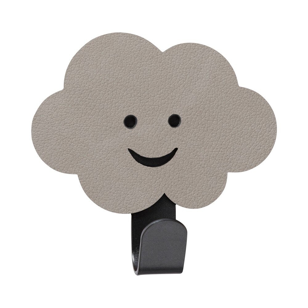 Šedý ocelový háček bez vrtání Cloud Nupo – LIND DNA