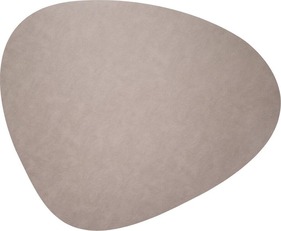 Šedobéžová kůže 115x135 cm Curve XXXL Bull – LIND DNA