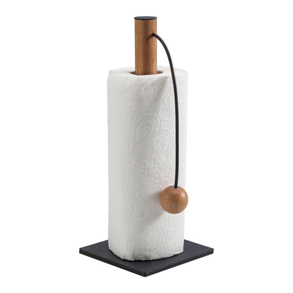 Antracitový stojan na papírové utěrky ø 13 cm Hippo – LIND DNA