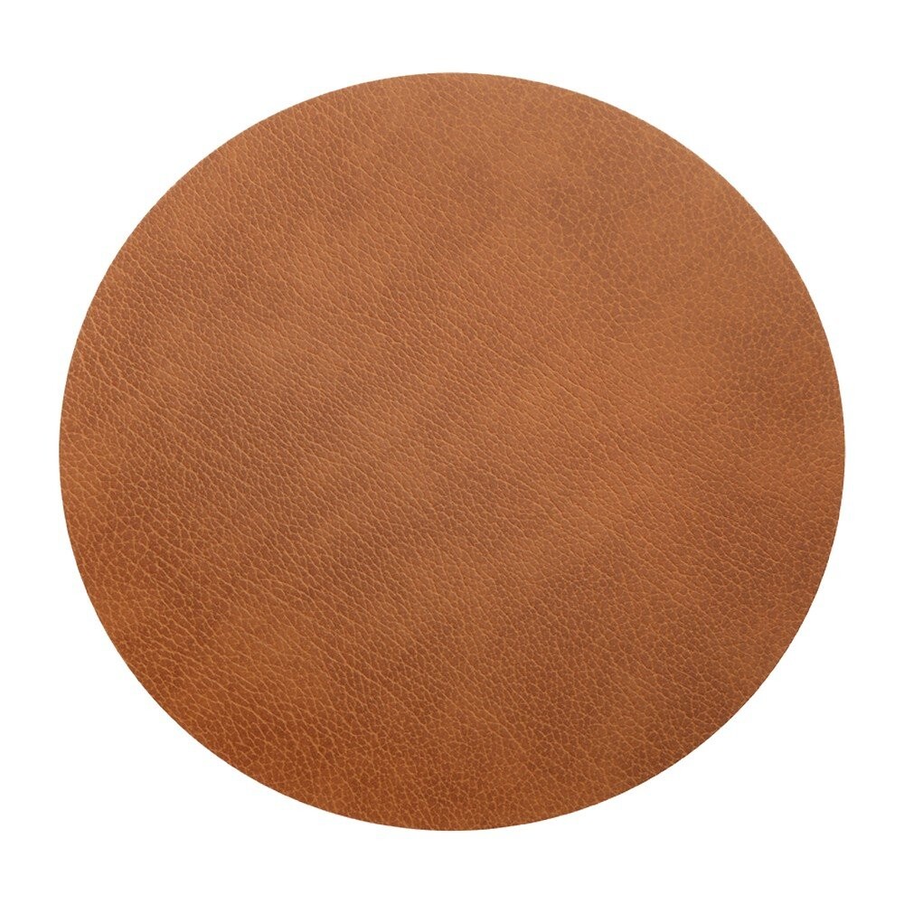 Koňakově hnědá kůže Circle XXXL Bull – LIND DNA