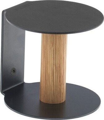 Černý nástěnný držák na toaletní papír Nupo – LIND DNA