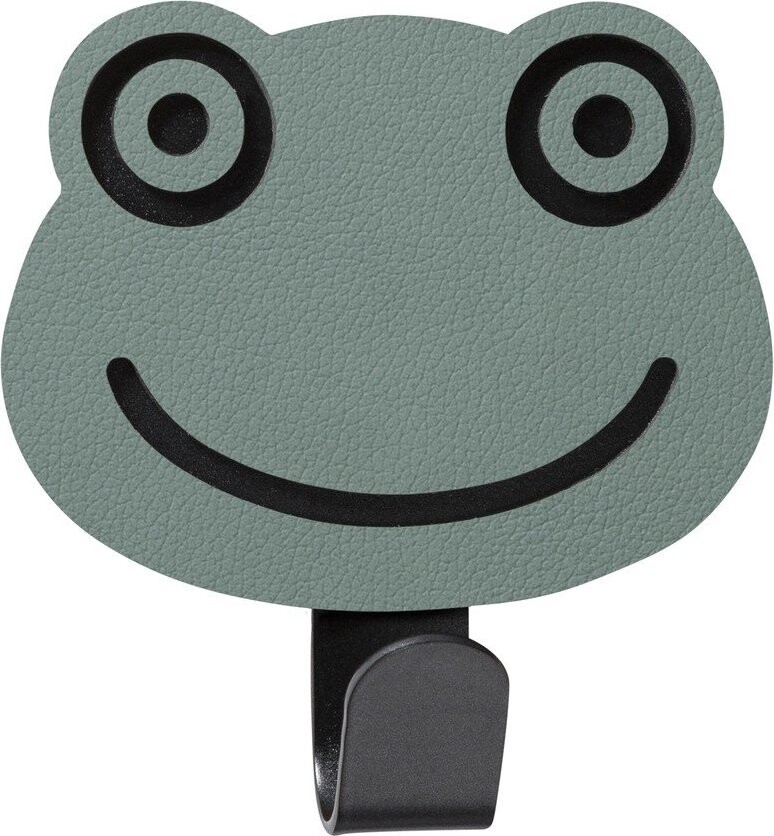 Šedozelený ocelový háček bez vrtání Frog Nupo – LIND DNA