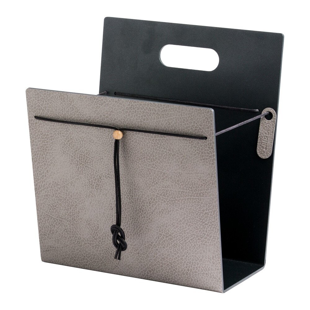 Kovový/z eko kůže stojan na časopisy Hippo M – LIND DNA