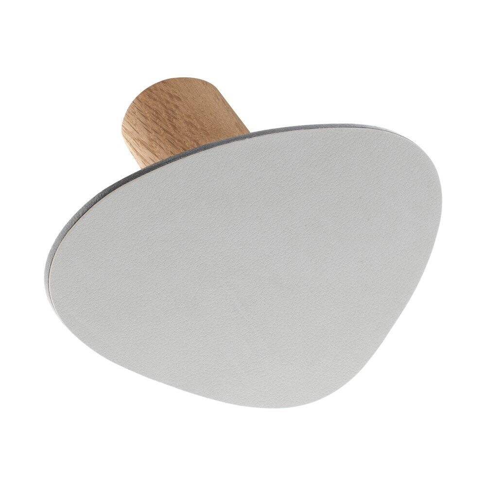 Světle šedý nástěnný ocelový háček Dot L Nupo – LIND DNA