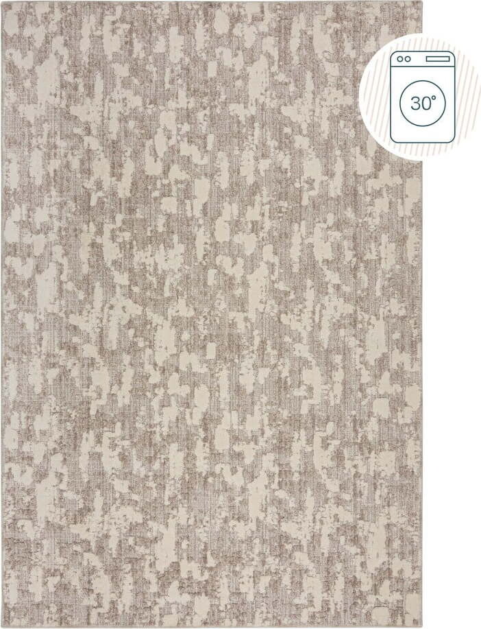 Šedobéžový pratelný koberec 116x170 cm Connely – Flair Rugs