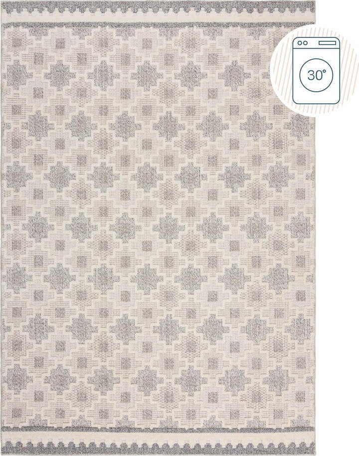 Šedobéžový pratelný koberec 116x170 cm Graysen – Flair Rugs