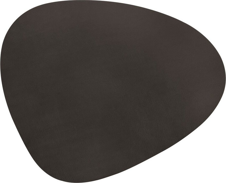 Tmavě šedá kůže 92x108 cm Curve XXXL Bull – LIND DNA