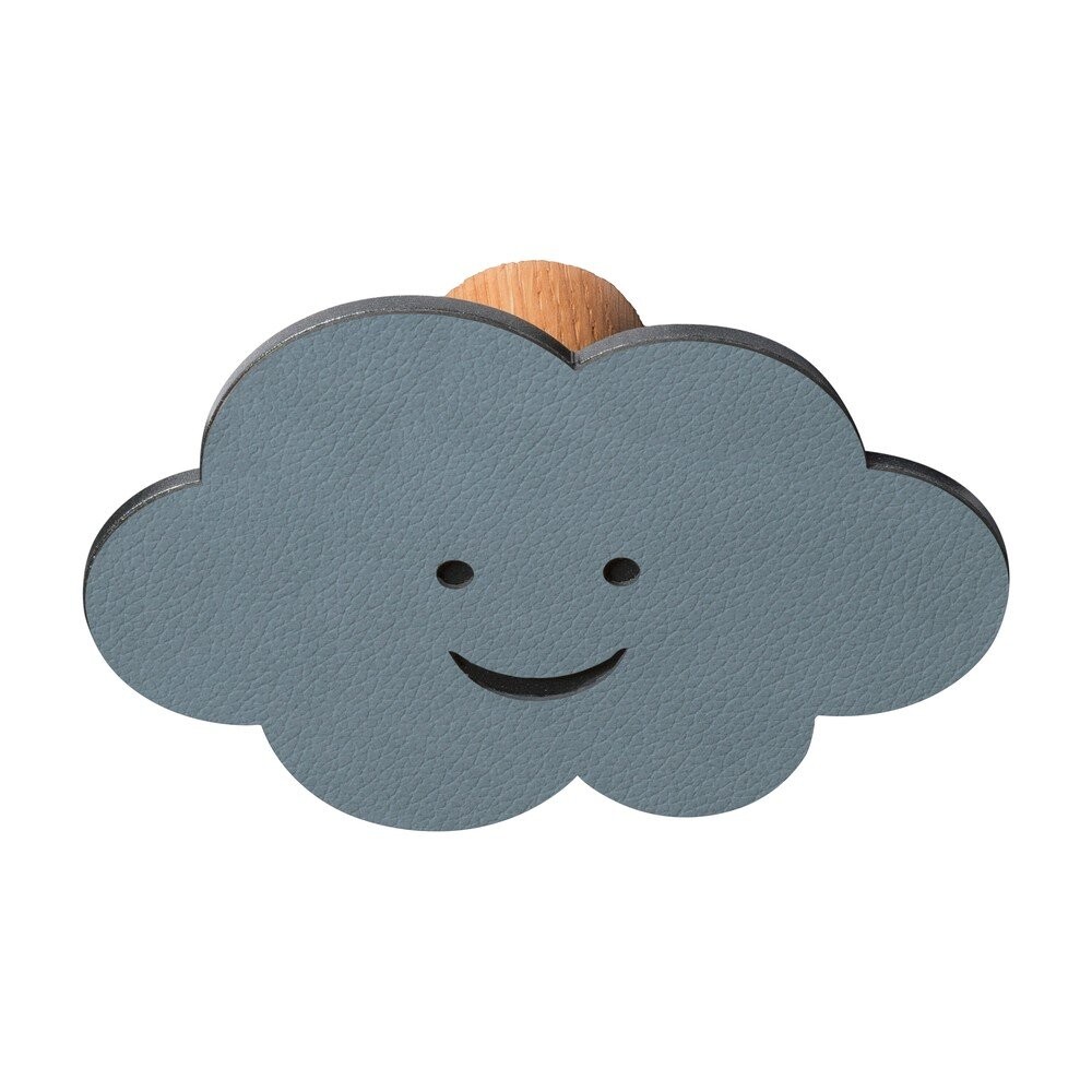 Modrý nástěnný ocelový háček Cloud Dot Nupo – LIND DNA