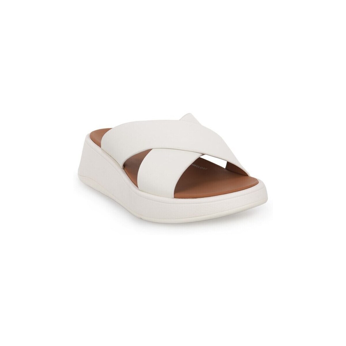 FitFlop  F Mode Leather Platform Cross  ruznobarevne
