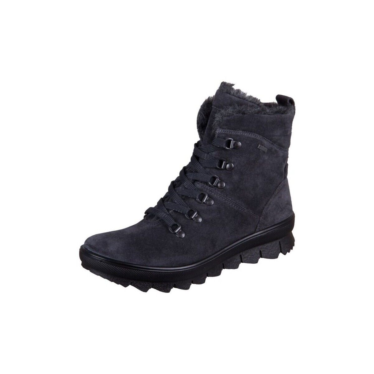 Legero  Novara Charcoal Velour Textil Gtx  Černá