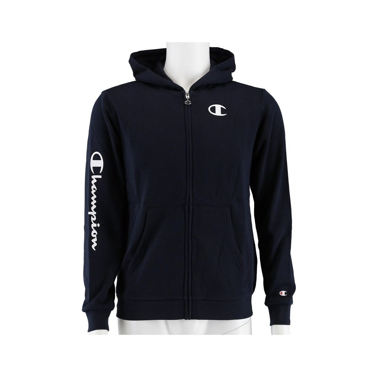 Champion  Full Zip C-logo  Tmavě modrá