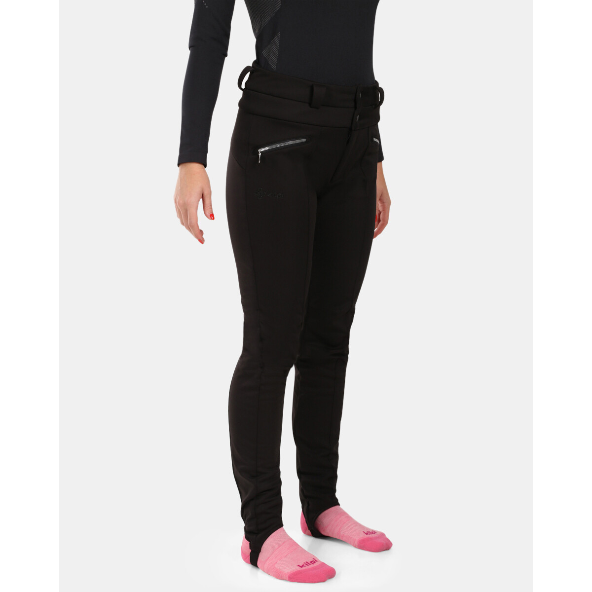 Kilpi  Dámské lyžařské softshellové kalhoty  MAURA-W  Černá