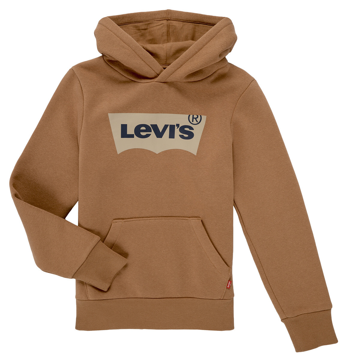 Levis  BATWING SCREENPRINT HOODIE  Béžová