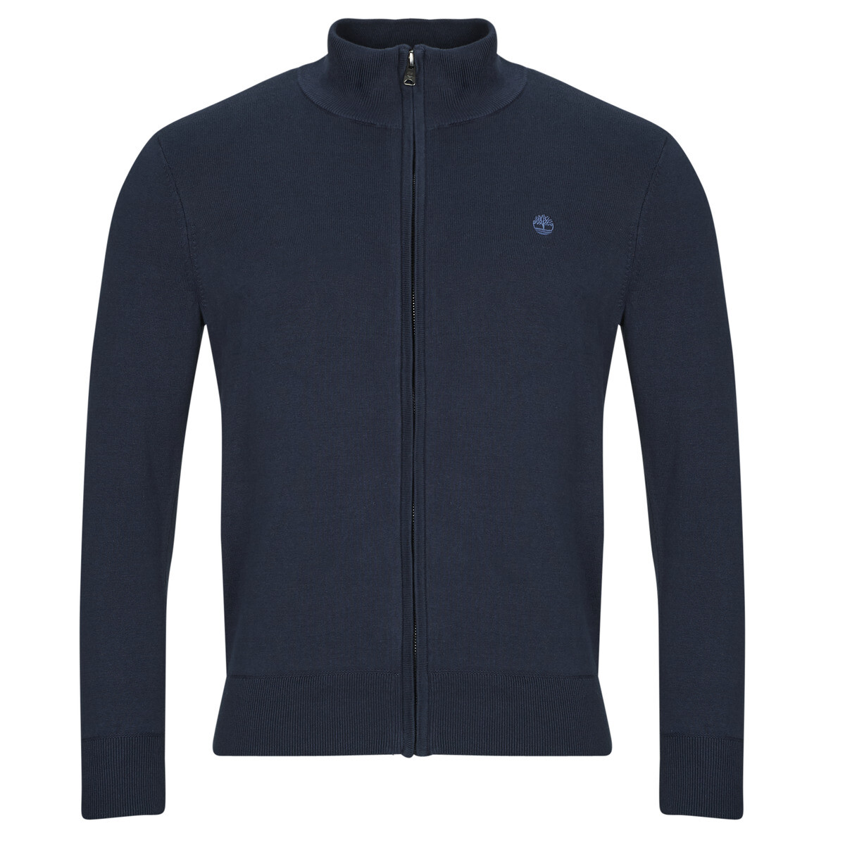 Timberland  Cotton YD Full Zip Sweater  Tmavě modrá