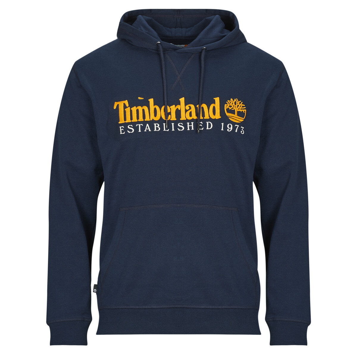 Timberland  Embroidered Logo Loopback Hoodie  Tmavě modrá