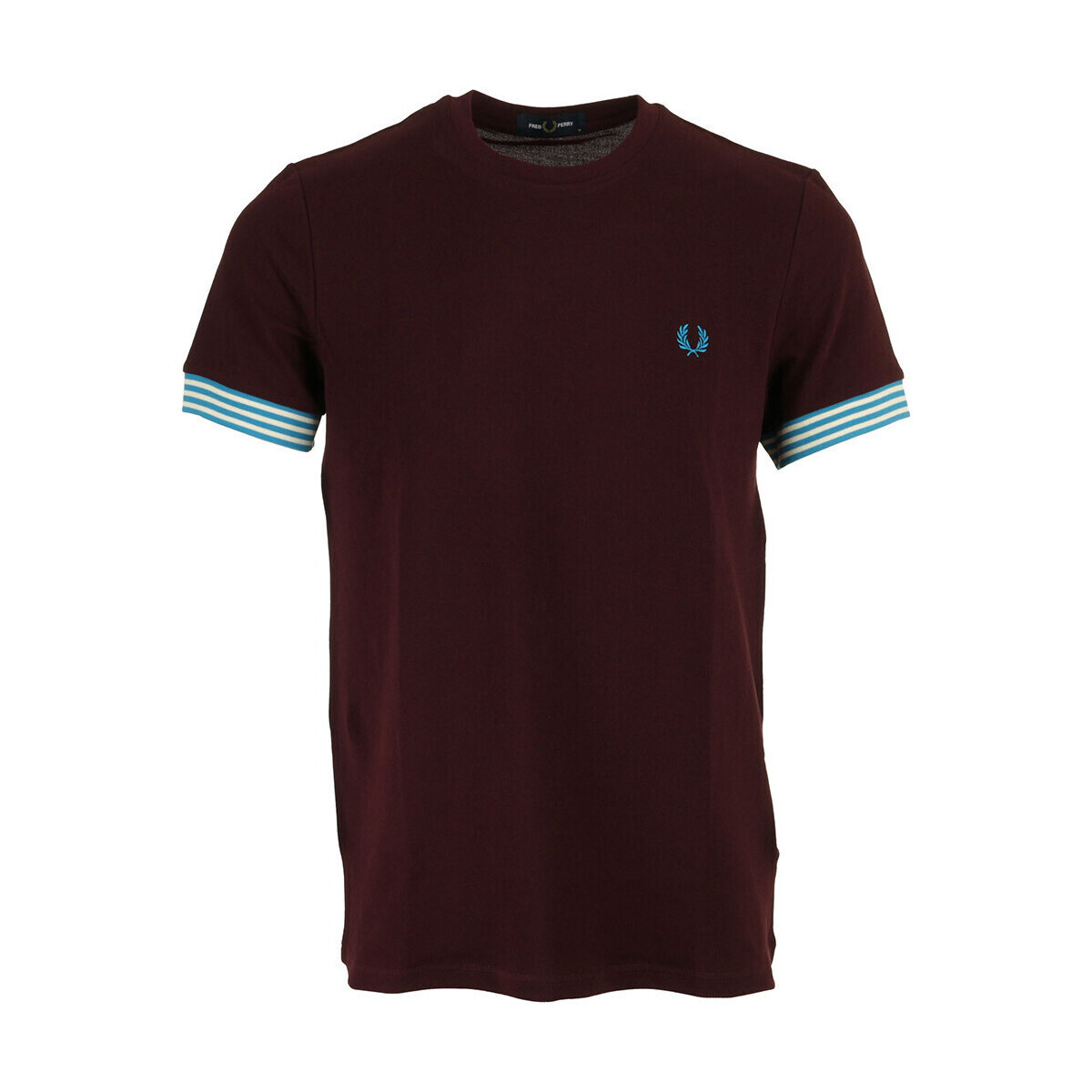 Fred Perry  Striped Cuff  Červená