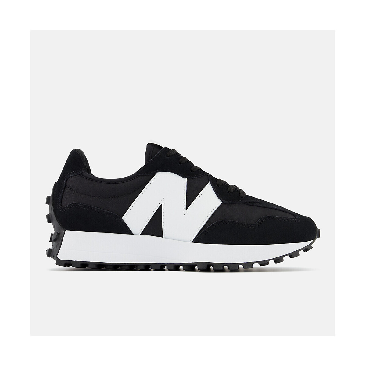 New Balance  Wmns  327 'Black White'  Černá