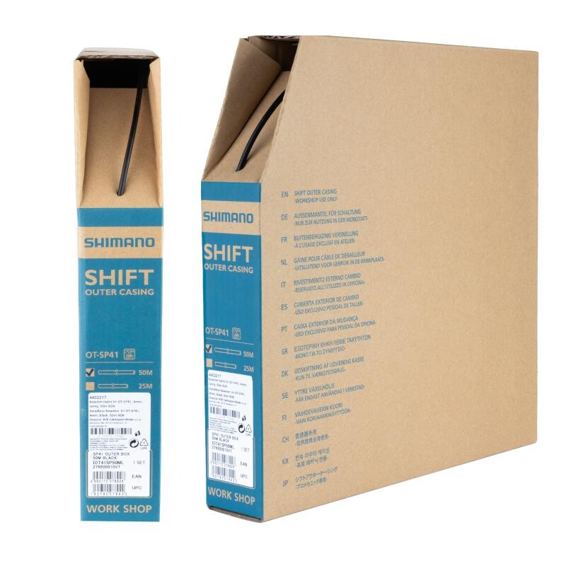 SHIMANO Bowden řadící SH OT-SP41, 4mm, černý, 50m BOX