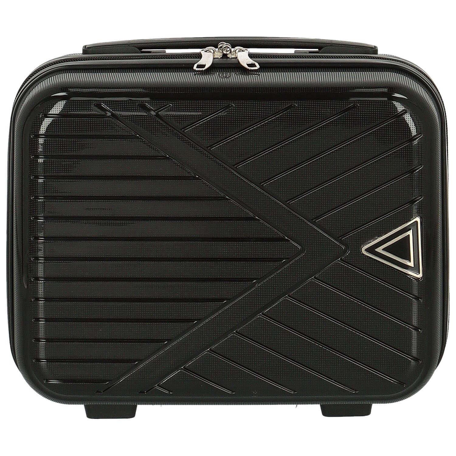 Cestovní plastový kufr Mervin velikost XS, černý