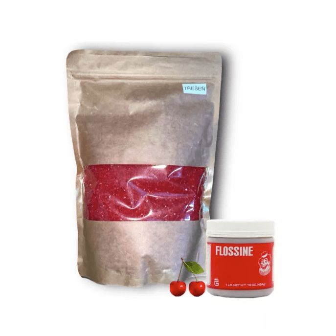 Cukr na cukrovou vatu  - 1 Kg - Třešeň - Knapro