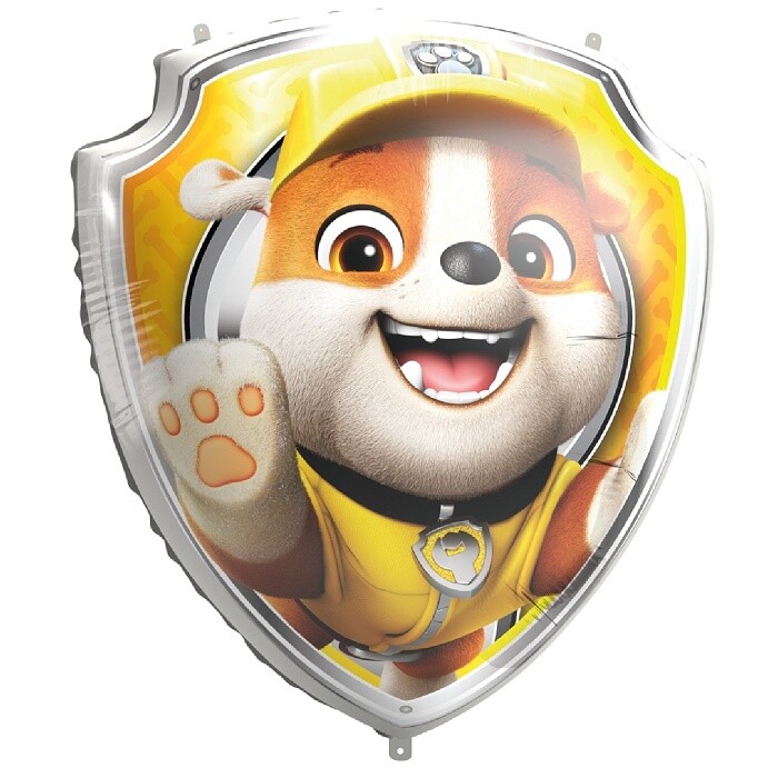 Balónek fóliový Štít Rubble 68x75 cm