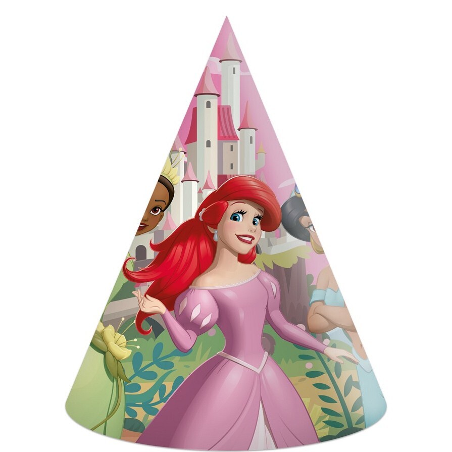 Čepičky papírové Princezny 6 ks