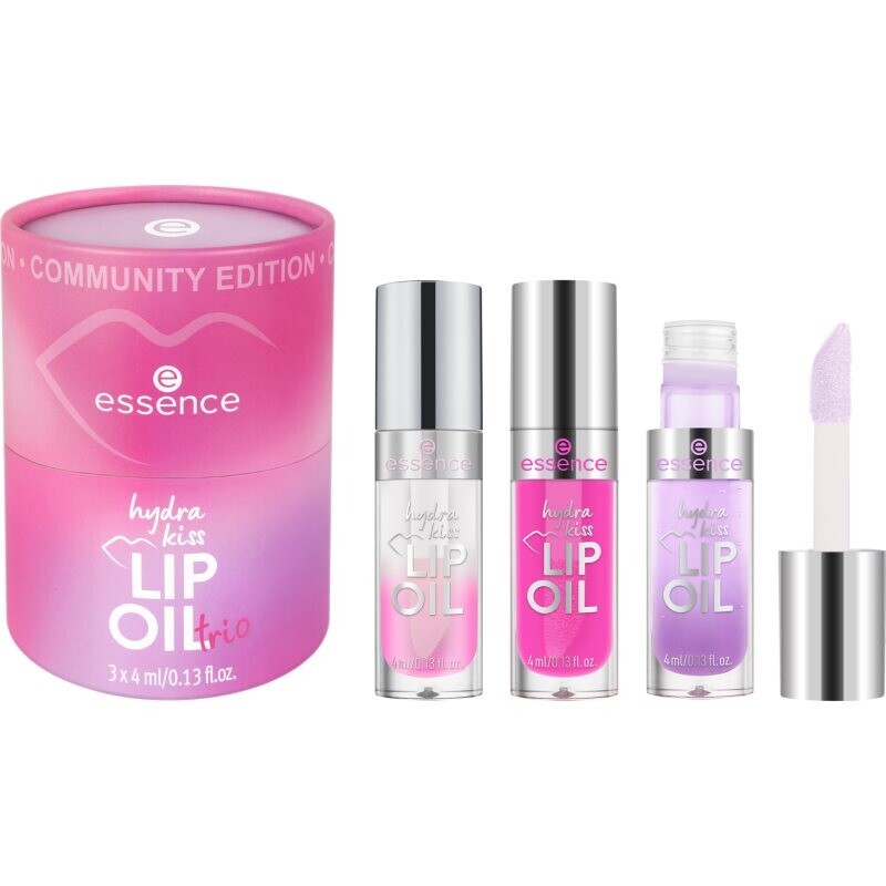 essence Hydra Kiss Lip Oil Trio sada na rty