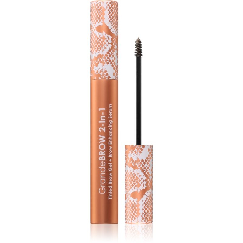 Grande Cosmetics GrandeBrow tónovací gel na obočí se sérem odstín Medium 3.5 ml