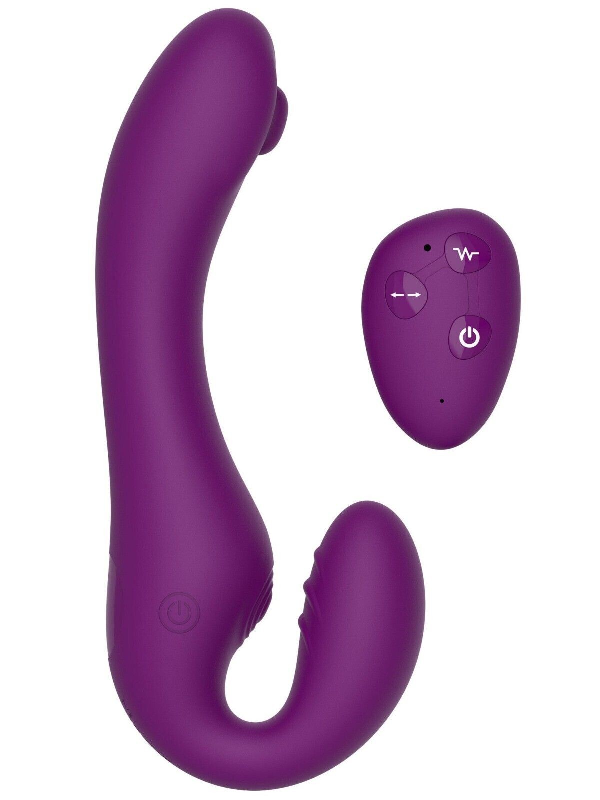 XOCOON Pulzační a vibrační samodržící strapon (+ dálkový ovladač) - XOCOON