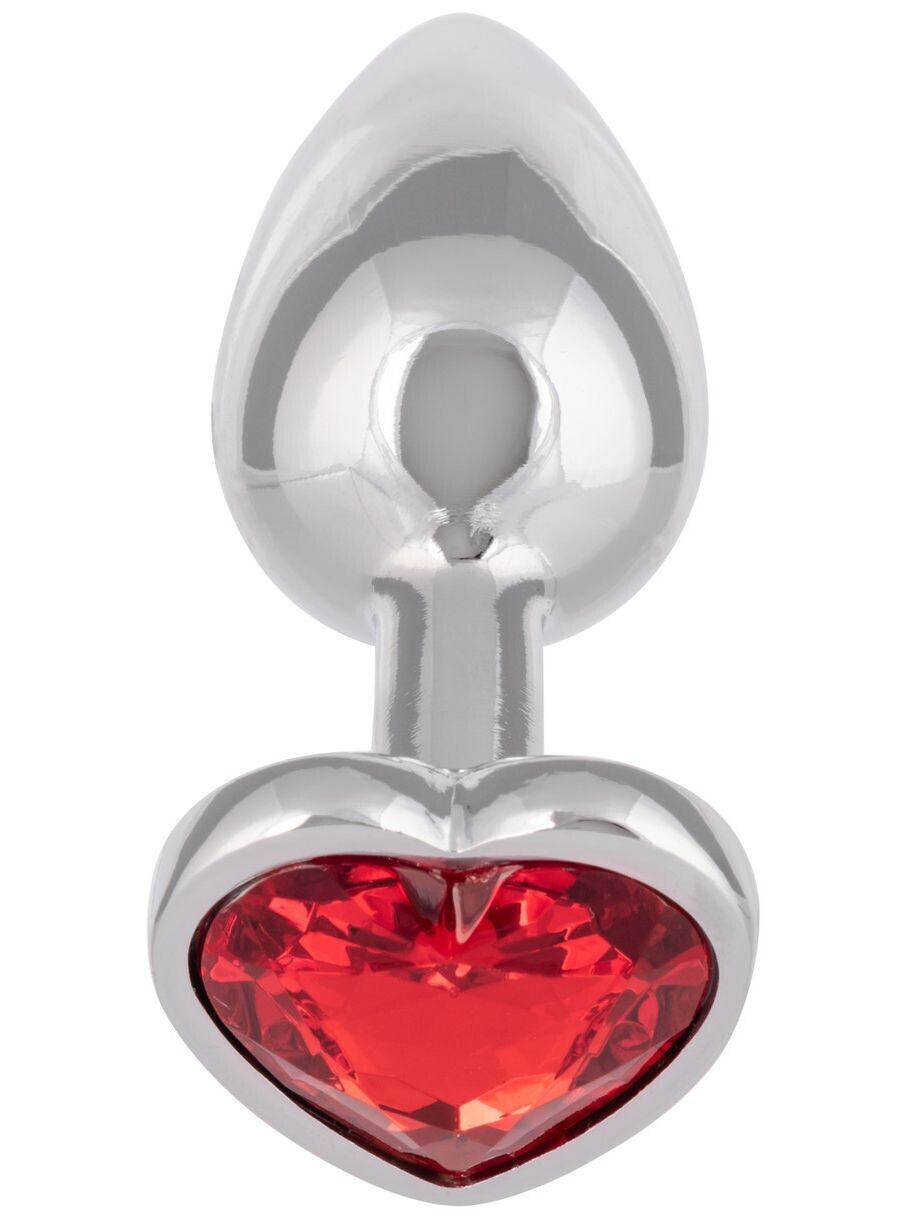 California Exotic Novelties Kovový anální kolík se srdíčkem Jewel Small - California Exotic Novelties