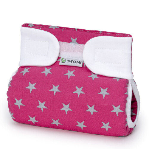 T-TOMI Ortopedické abdukční kalhotky suchý zip Magenta do 3kg